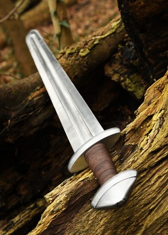 TORSHOV, VIKINGSKÝ MEČ S KOŽENOU POCHVOU