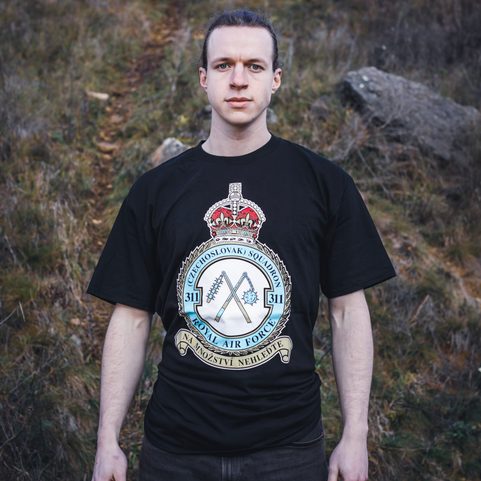 311. ČESKOSLOVENSKÁ BOMBARDOVACÍ PERUŤ RAF TRIČKO PÁNSKÉ