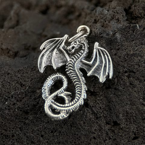 VZDUŠNÝ DRAK - STŘÍBRNÝ PŘÍVĚSEK, AG 925