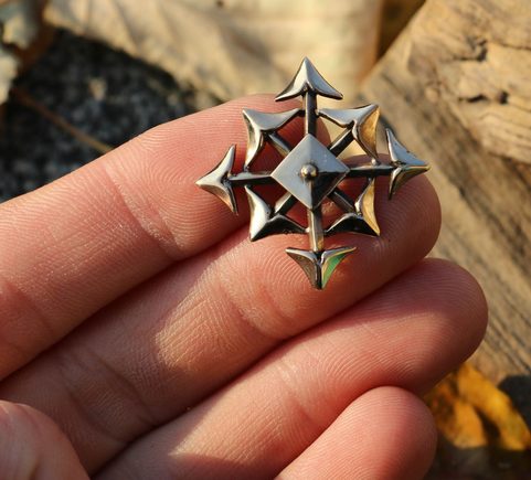 STAR OF CHAOS, HVĚZDA CHAOSU, PŘÍVĚŠEK, BRONZ