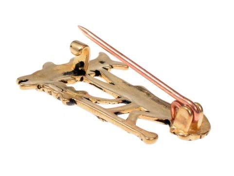 STŘEDOVĚKÝ POUTNÍ ODZNAK S OPIČÍM LÉKAŘEM