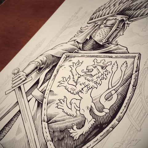 KRÁL ŽELEZNÝ A ZLATÝ - PŘEMYSL OTAKAR II., PÁNSKÉ TRIČKO, ČERNÉ