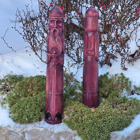 PERUN, SLOVANSKÝ BŮH, VYŘEZÁVANÁ SOŠKA