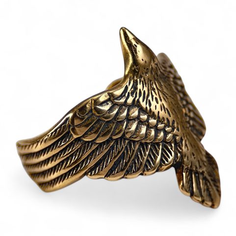 CORVUS, VRÁNA, PRSTEN, BRONZ