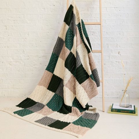 IRSKÁ DEKA, KILLALA ARAN INTARSIA