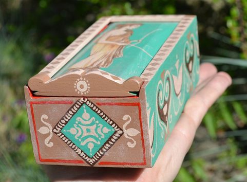 ROMANA PUELLA, ŘÍMSKÁ KRABIČKA PRO OSOBNÍ POTŘEBY, REPLIKA