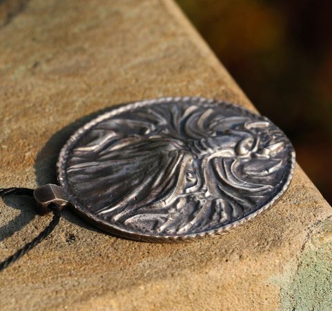 VLK - VELKÝ MEDAILON, VLČÍ TALISMAN, AMULET