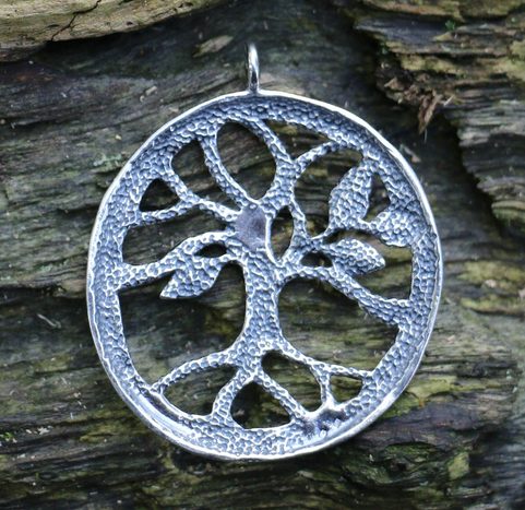 YGGDRASIL, STROM, STŘÍBRNÝ PŘÍVĚSEK, AG 925