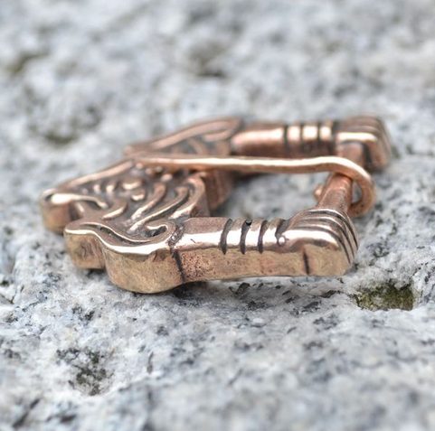 BRONZOVÁ PŘEZKA, VIKINGOVÉ, NORSKO, 10. STOLETÍ