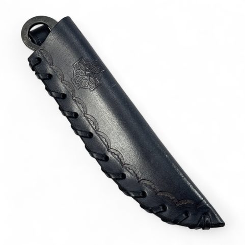 SPIRÁLA, KELTSKÝ KOVANÝ NŮŽ, ČERNÝ