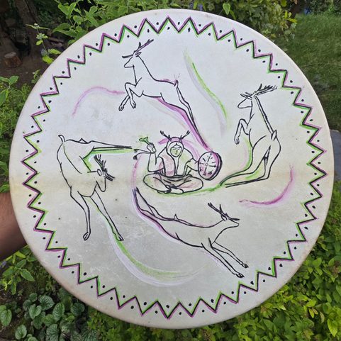SÁMSKÝ ŠAMAN, ŠAMANSKÝ BUBEN 40CM