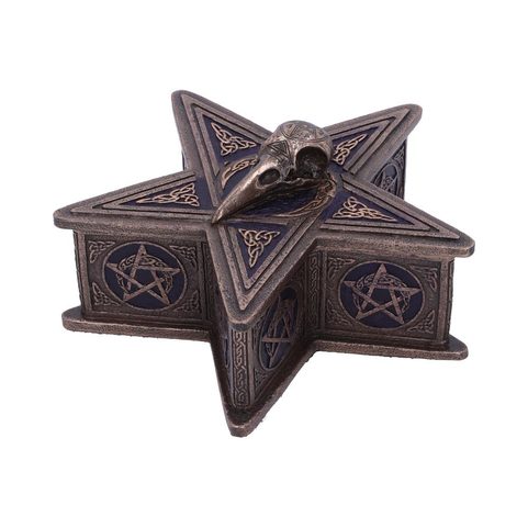 VRÁNA - PENTAGRAM RAVEN BOX 16.5CM