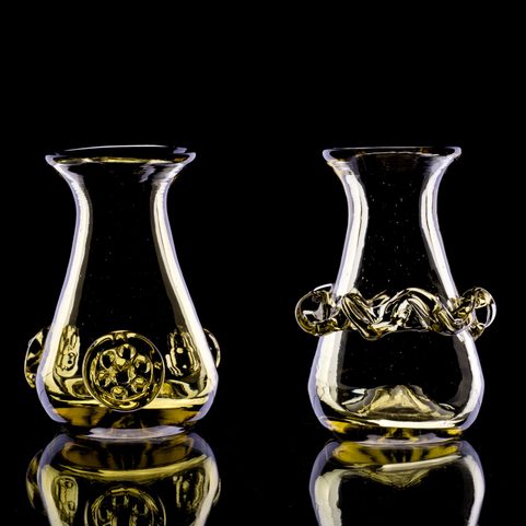 BÍLÝ VLK, PANÁKOVÁ SADA 2 KUSŮ, MALÉ VÁZIČKY