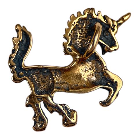 JEDNOROŽEC, PŘÍVĚŠEK, BRONZ