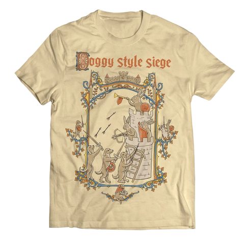 DOGGY STYLE SIEGE - STŘEDOVĚCÍ ZAJÍCI A PSI, TRIČKO PÁNSKÉ