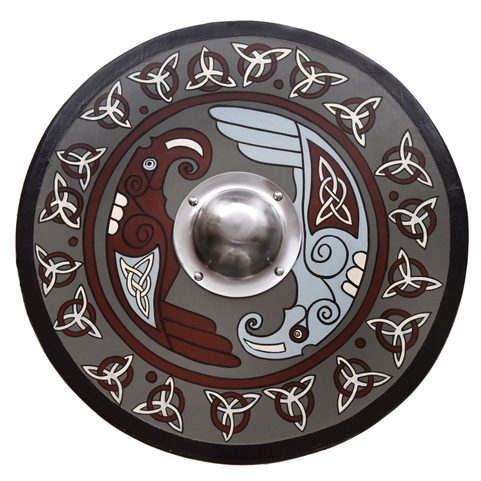 VIKINGSKÝ ŠTÍT - HAVRANI 61CM