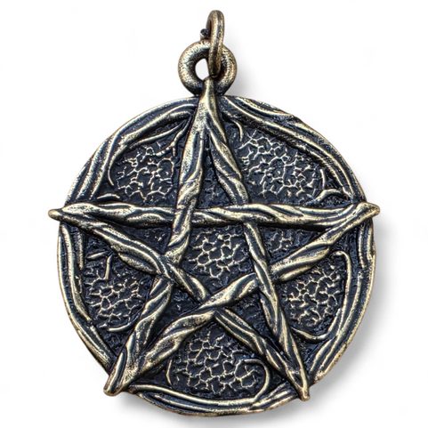 LESNÍ PENTAGRAM, PŘÍVĚSEK, STAROMOSAZ