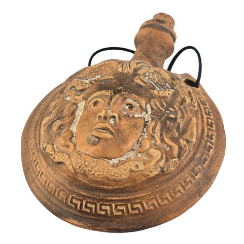 MEDUSA, ŘÍMSKÁ KERAMICKÁ AMPULKA