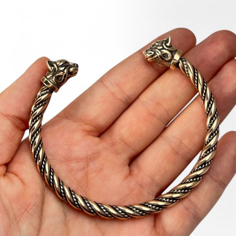 CAITLIN, KELTSKÁ KOČKA, NÁRAMEK, BRONZ