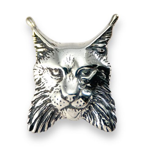 RYS OSTROVID - LYNX, STŘÍBRNÝ PŘÍVĚSEK, AG 925
