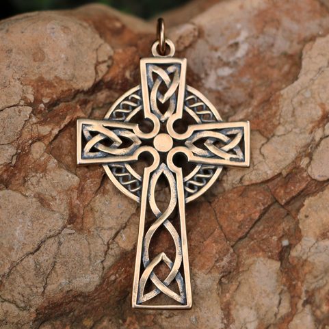 KELTSKÝ KŘÍŽ, PŘÍVĚŠEK BRONZ