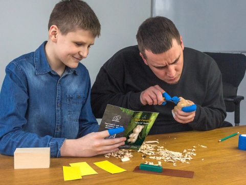 ŘEZBÁŘSKÁ SADA PRO CELOU RODINU, MEDVĚD, DIY05