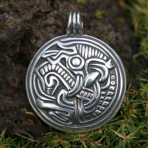 SLEIPNIR VIKINSKÝ KŮŇ, STŘÍBRNÝ PŘÍVĚSEK, AG 925 11G