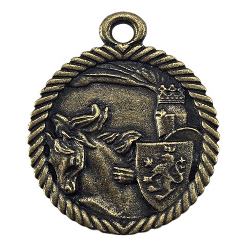PŘEMYSL OTAKAR II., MEDAILON, PŘÍVĚŠEK STAROMOSAZ