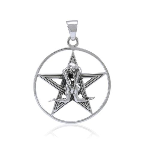 PENTAGRAM MAGIE SEXU, STŘÍBRNÝ PŘÍVĚSEK, AG 925