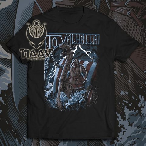 TO VALHALLA, VIKINSKÉ TRIČKO, BAREVNÉ - DO VALHALY