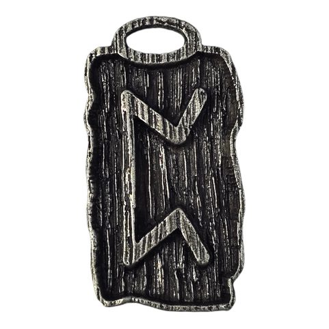 PERTHRO - RUNOVÝ AMULET, ZINEK