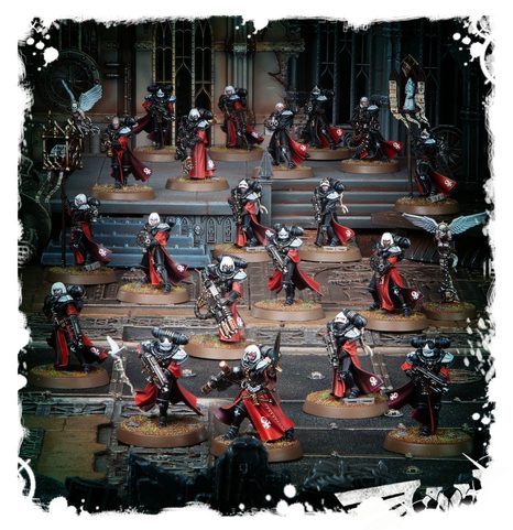 WARHAMMER 40K ADEPTA SORORITAS BATTLE SISTERS SQUAD