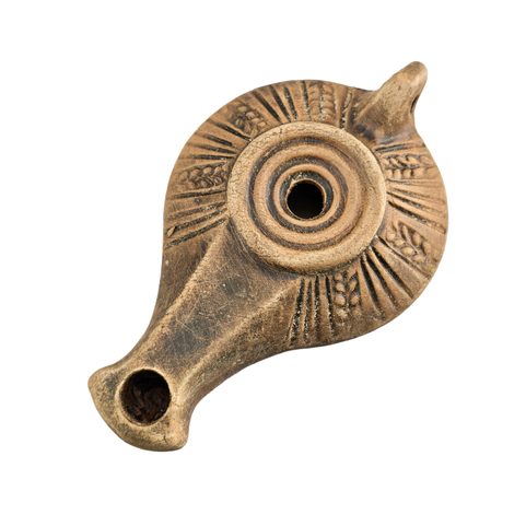 ŘÍMSKÁ OLEJOVÁ LAMPA, REPUBLIKÁNSKÁ, LUCERNA