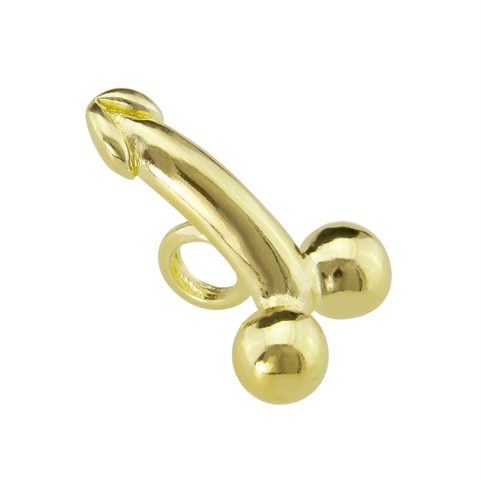 FASCINUS, ŘÍMSKÝ FALICKÝ PŘÍVĚŠEK, 14K ZLATO