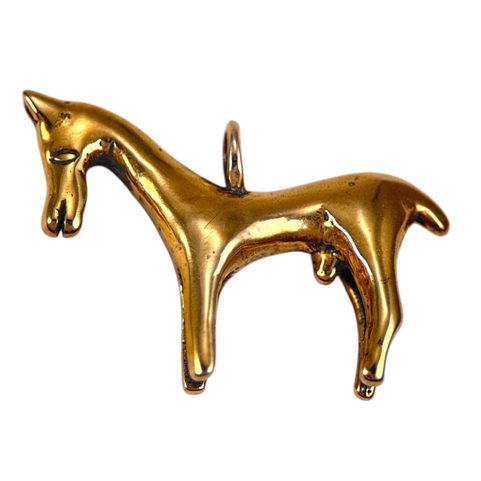 KELTSKÝ KŮŇ, GALIE, 1. STOLETÍ, AMULET, BRONZ