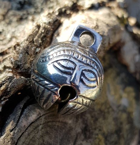 ROLNIČKA, STŘÍBRNÝ PŘÍVĚSEK, RANÝ STŘEDOVĚK, AG 925