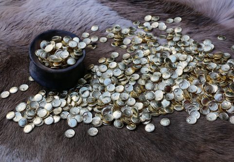 DUHOVKY KELTSKÉ MINCE A MĚŠEC - 10 KUSŮ