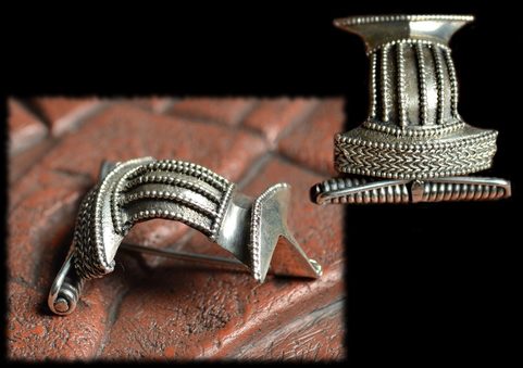 GERMÁNSKÁ FIBULA, ALMGREN 128, 2. STOLETÍ, AG 925, 11 G