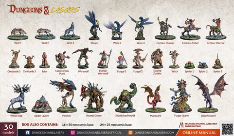 DUNGEONS & LASERS: WOODLAND DWELLERS - THE FOREST HAS BEEN TAKEN OVER!