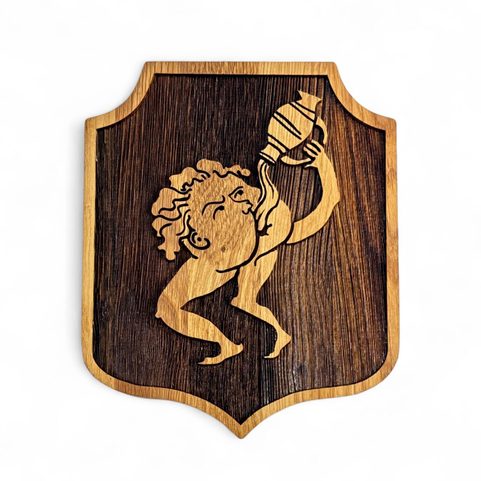 BEZEDNÁ DÍRA, DŘEVĚNÝ ŠTÍT NA STĚNU, KINGDOM COME: DELIVERANCE 2, MALÁ