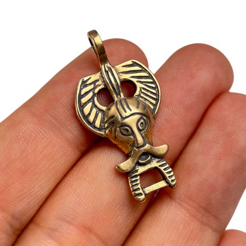 ODIN, PŘÍVĚŠEK, RIBE, DÁNSKO, BRONZ