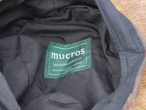 RYBÁŘSKÁ VOSKOVANÁ ČEPICE RAIN HAT WAX TARTAN, IRSKO