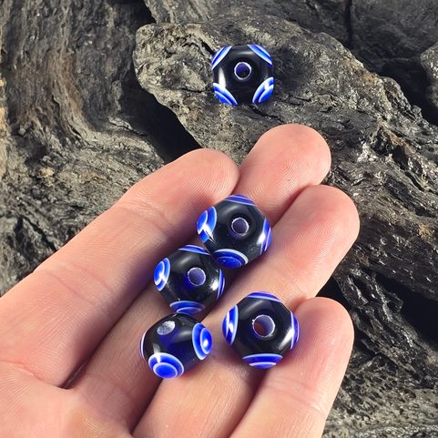 KELTSKÝ KORÁLEK S OČKY, REPLIKA, MODRÁ