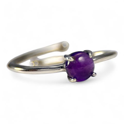 YENNEFER, PRSTEN, AMETYST STŘÍBRO 925/1000