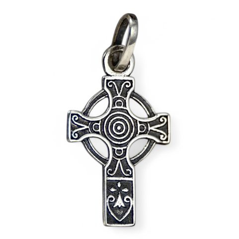 KELTSKÝ KŘÍŽ, STŘÍBRNÝ PŘÍVĚSEK MALÝ, AG 925
