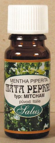 MÁTA PEPRNÁ, ESENCIÁLNÍ VONNÝ OLEJ, AROMATERAPIE, 5 ML