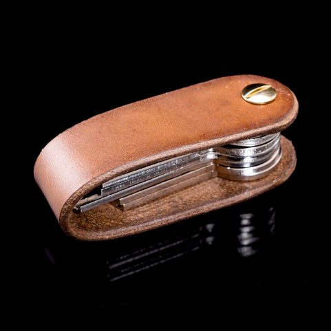 MORLEY, KOŽENÁ KLÍČENKA HNĚDÁ