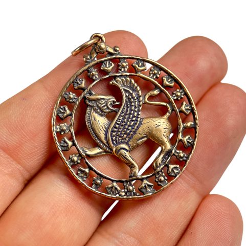 GRYF, TALISMAN BRONZ