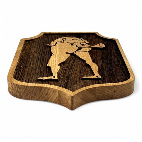 HOSPODA DÍRA, DŘEVĚNÝ ŠTÍT NA STĚNU, KINGDOM COME: DELIVERANCE 2, MALÁ