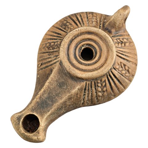 ŘÍMSKÁ OLEJOVÁ LAMPA, REPUBLIKÁNSKÁ, LUCERNA